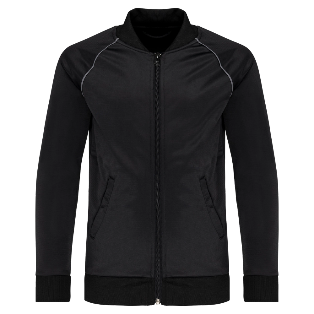 Veste de survêtement zippée avec liseré enfant — photo 1