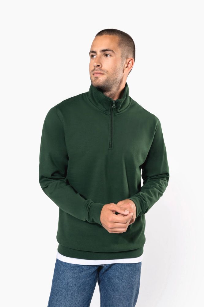 Sweat-shirt col zippé homme — photo 1