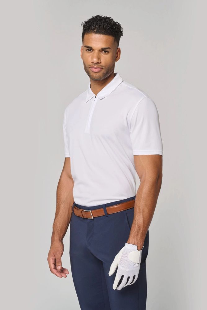 Polo de sport col 1/4 zip homme — photo 1