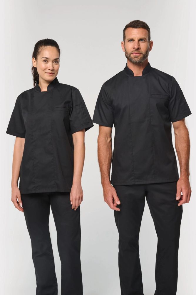 Veste de cuisine écoresponsable manches courtes unisexe — photo 1