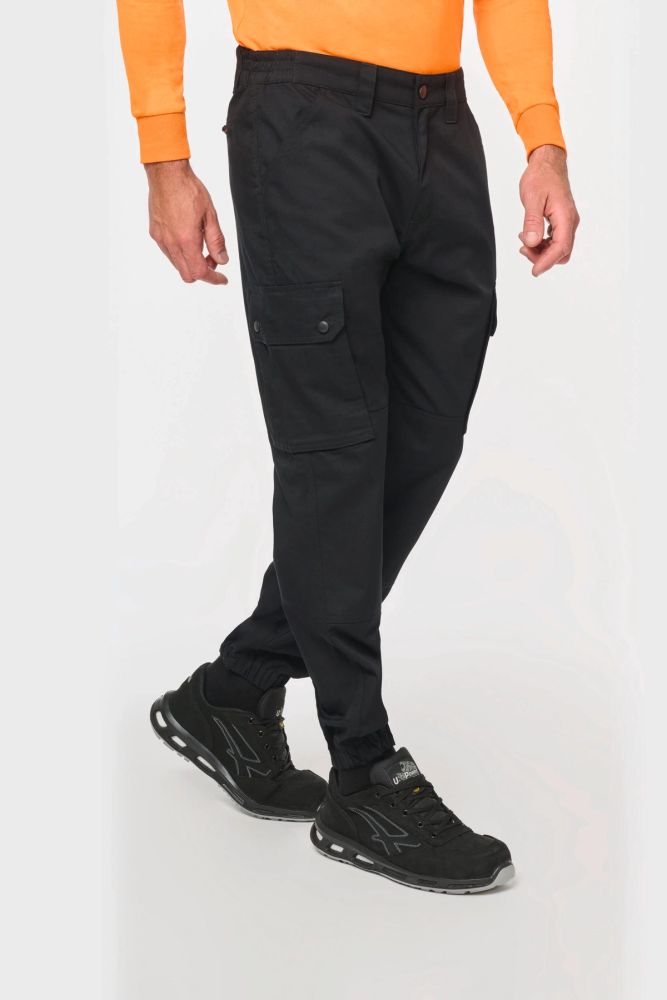 Pantalon cargo unisexe avec bas élastiqué — photo 1