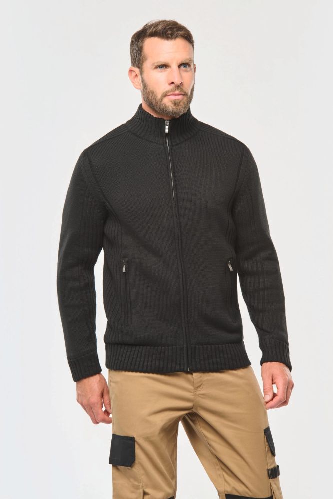Cardigan doublé polaire homme — photo 1