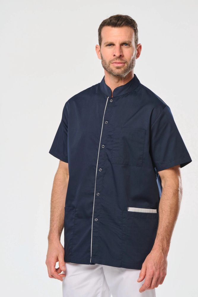 Blouse polycoton avec boutons-pression homme — photo 1