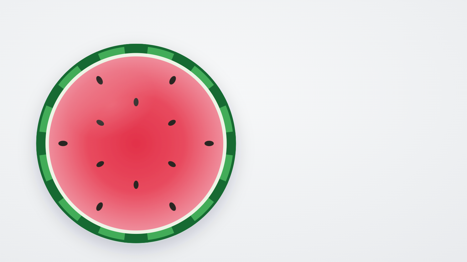 Sliced watermelon showing green rind and red flesh, illustrating green SLA metrics hiding a poor user experience.