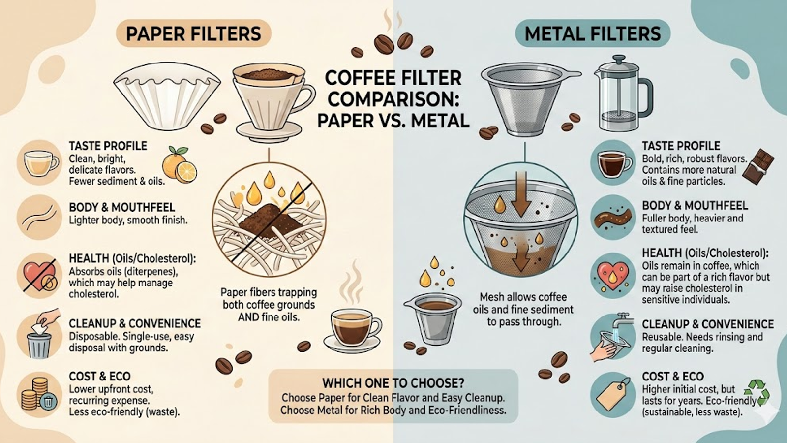 Upgrade Your Coffee Game: Should You Use Paper or Metal Filters?