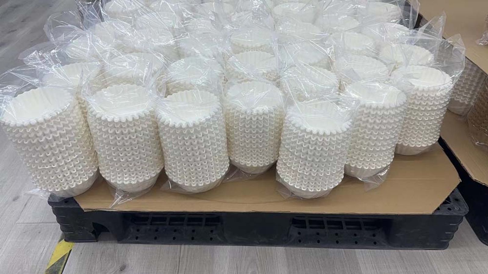 Large Size Wave Coffee Paper Filters for Commercial Brewing