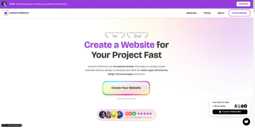 Unicorn Platform - Create a Website for Your Project Fast