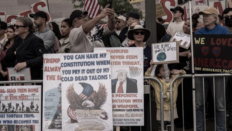 No Kings March, Washington D.C., 2025. © THROAT Staff