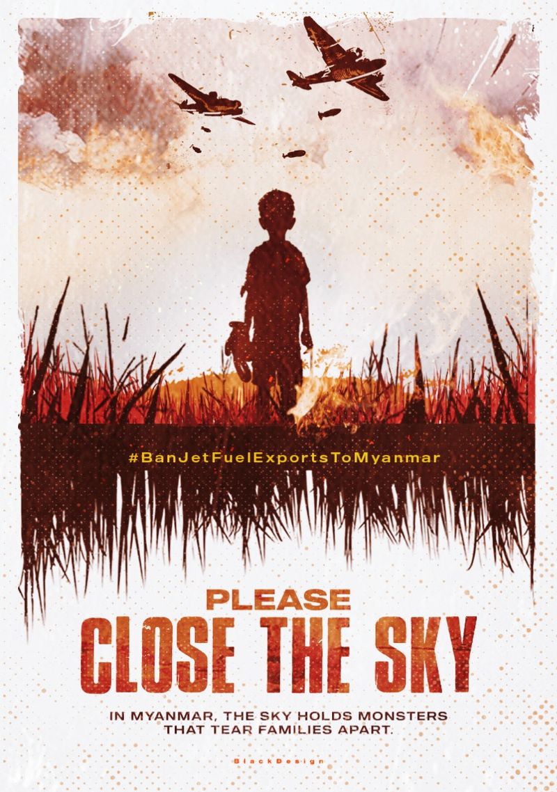 Close the Sky, 832x1184 px, 2024. © AXM, Myanmar