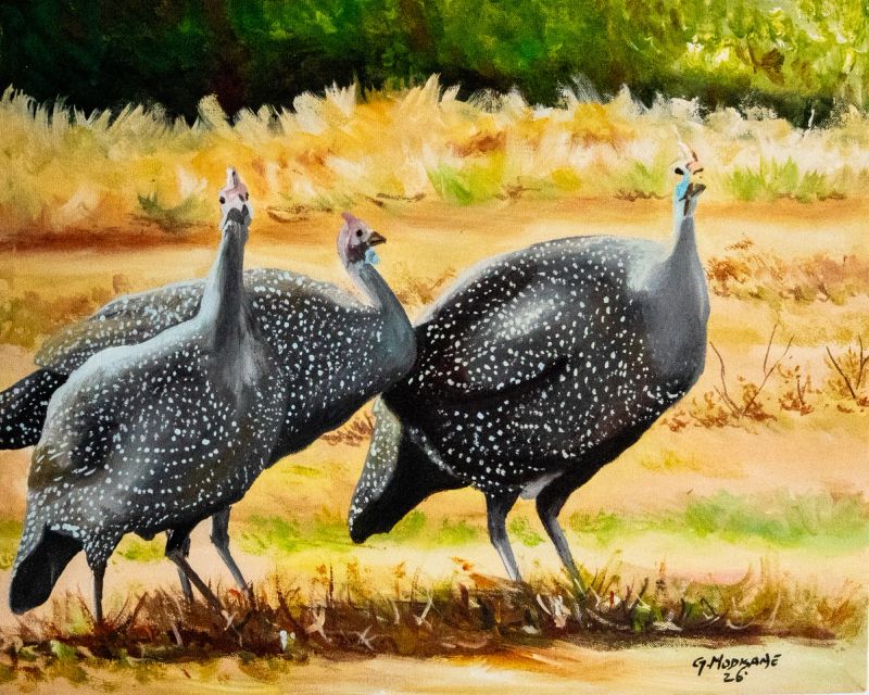 Guinea Fowl, Tijane Geomeone Modisane, 2025.