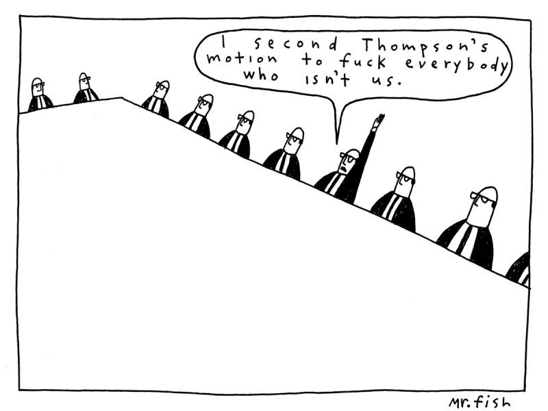 Thompson’s Motion, 13x9 in, 2024. © Mr. Fish