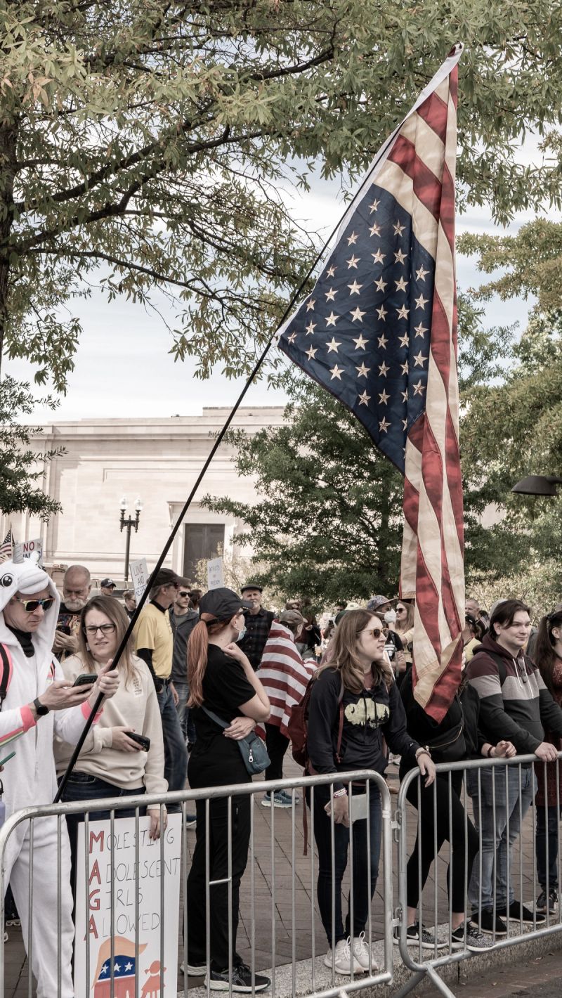 No Kings March, Washington D.C., 2025. © THROAT