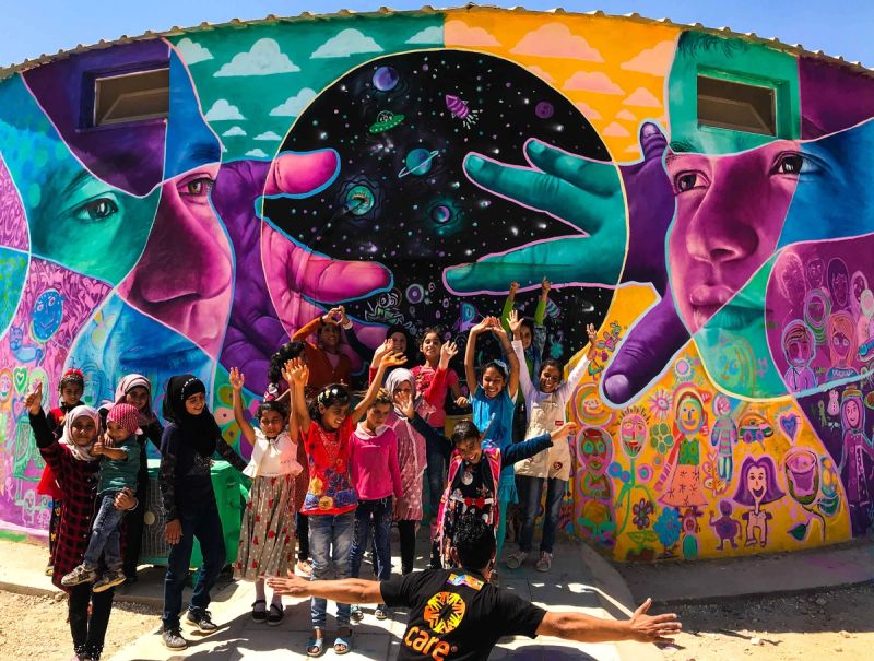 Azraq Refugee Camp. © Artolution, Jordan  