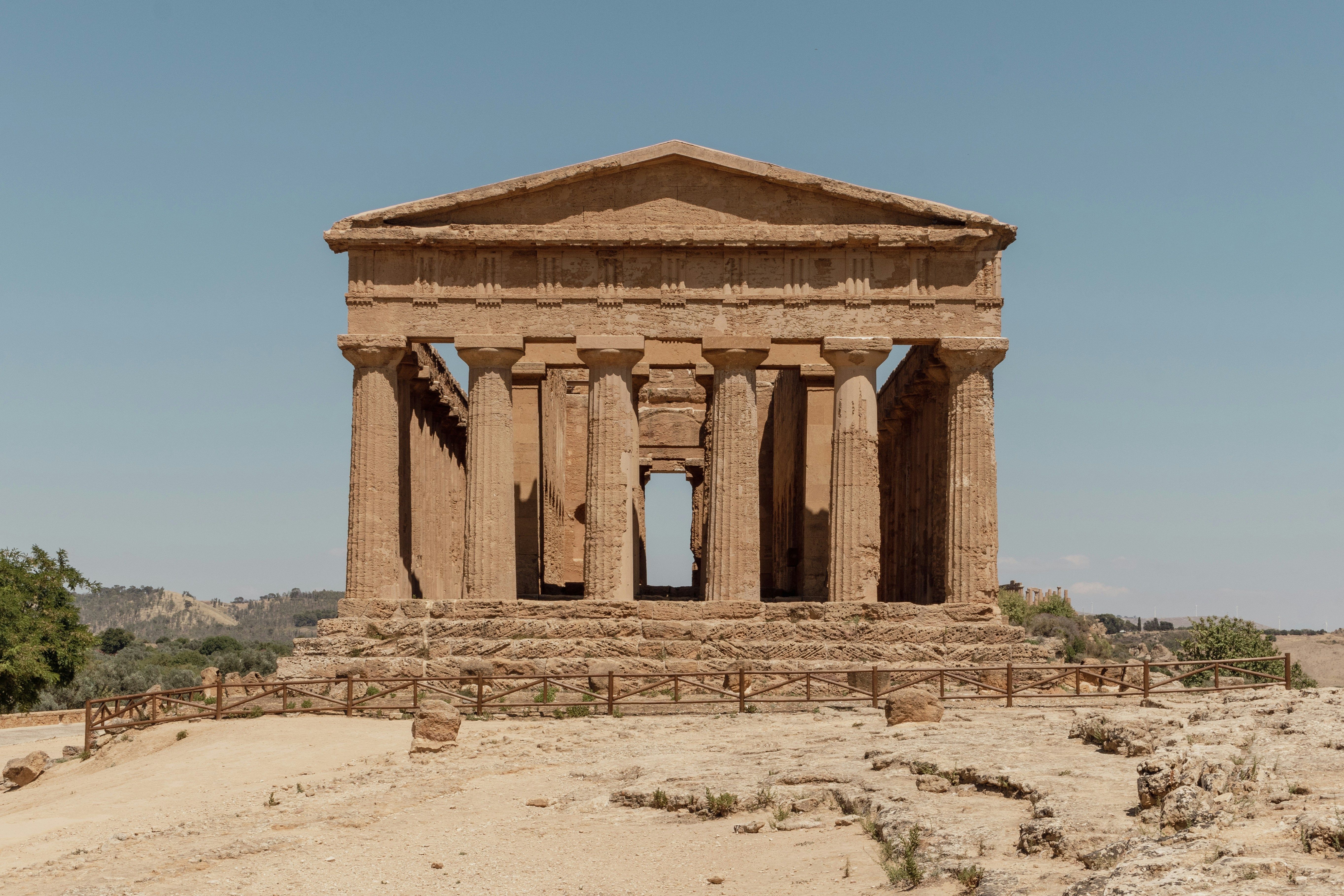 Across the island, by way of the temples