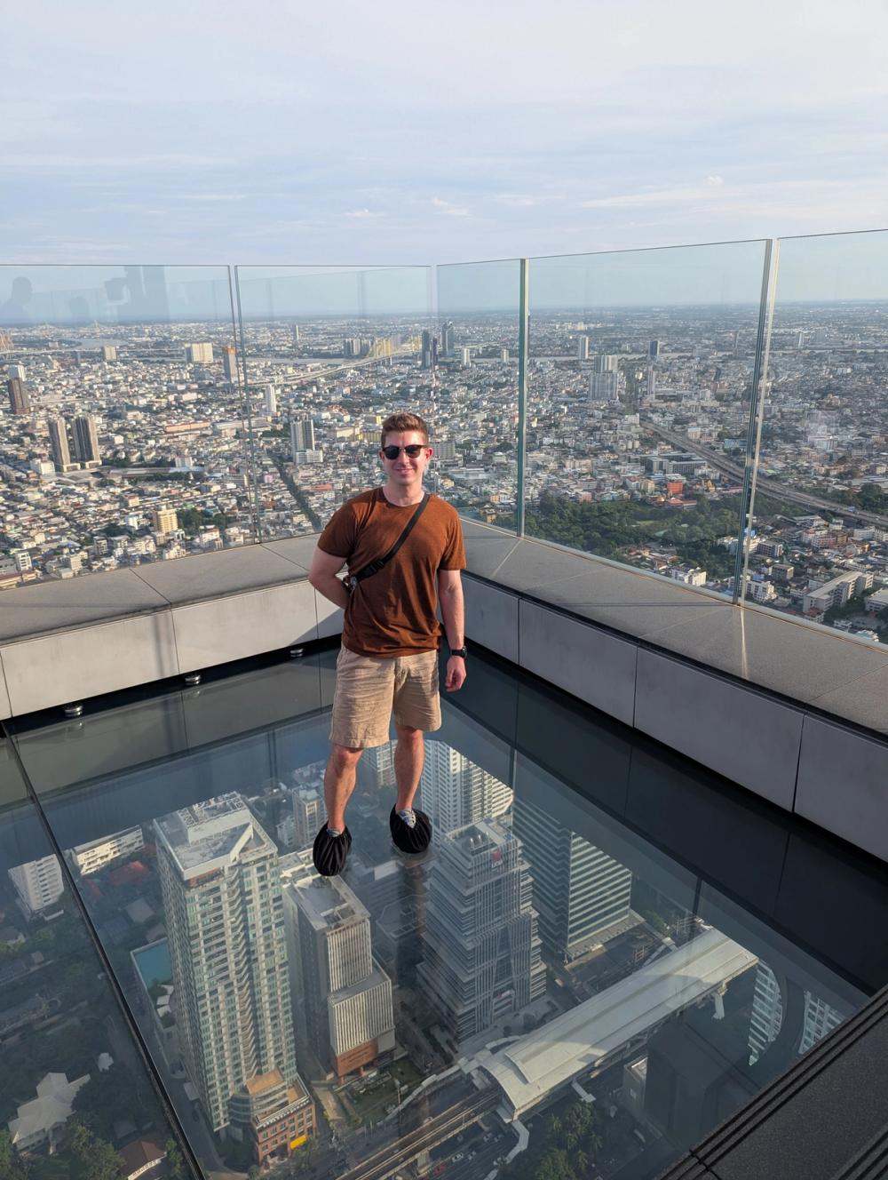 Ich am Skywalk stehend