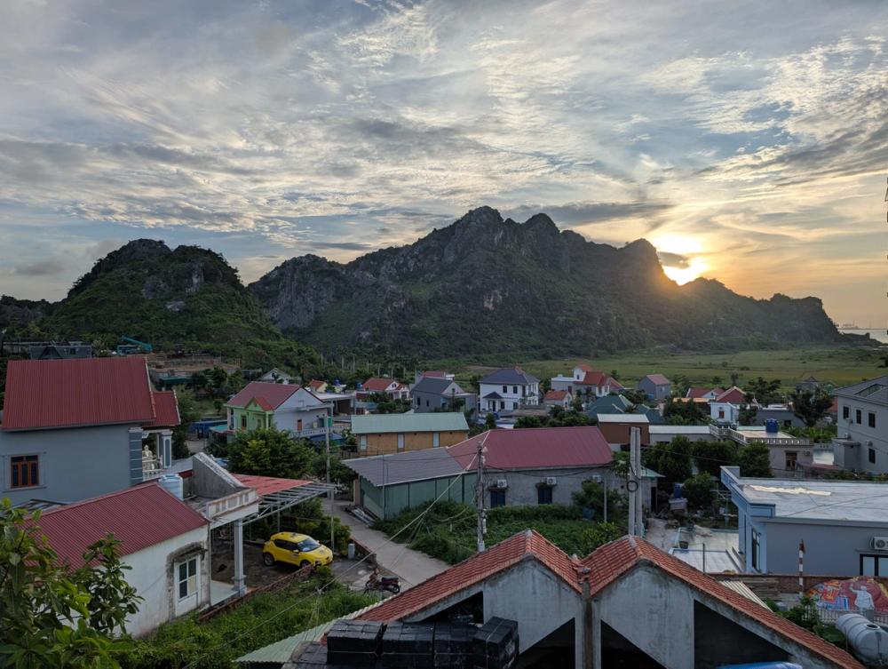 Aussicht von zweitem Hotel