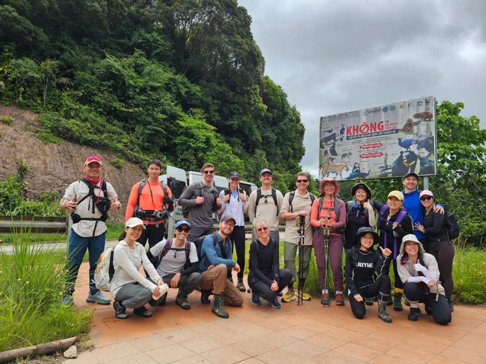 Gruppe vor der Wanderung