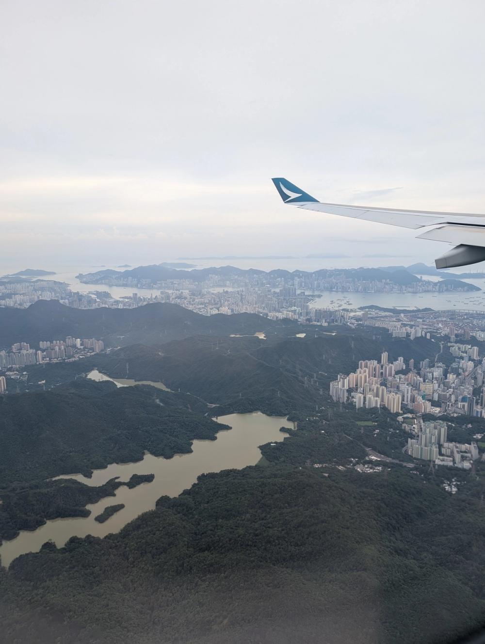 Hongkong vom Flieger aus