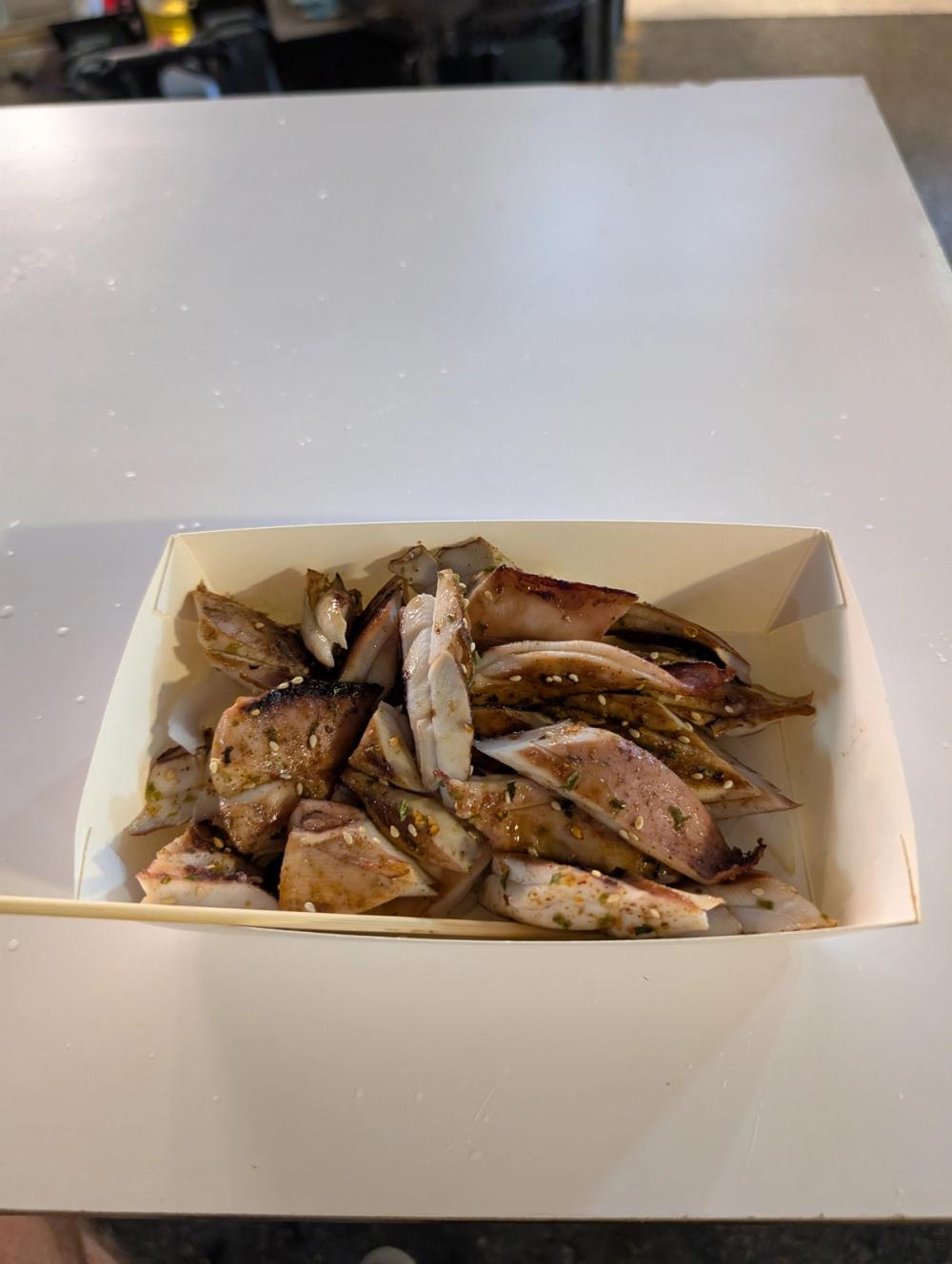 Gegrillter Tintenfisch