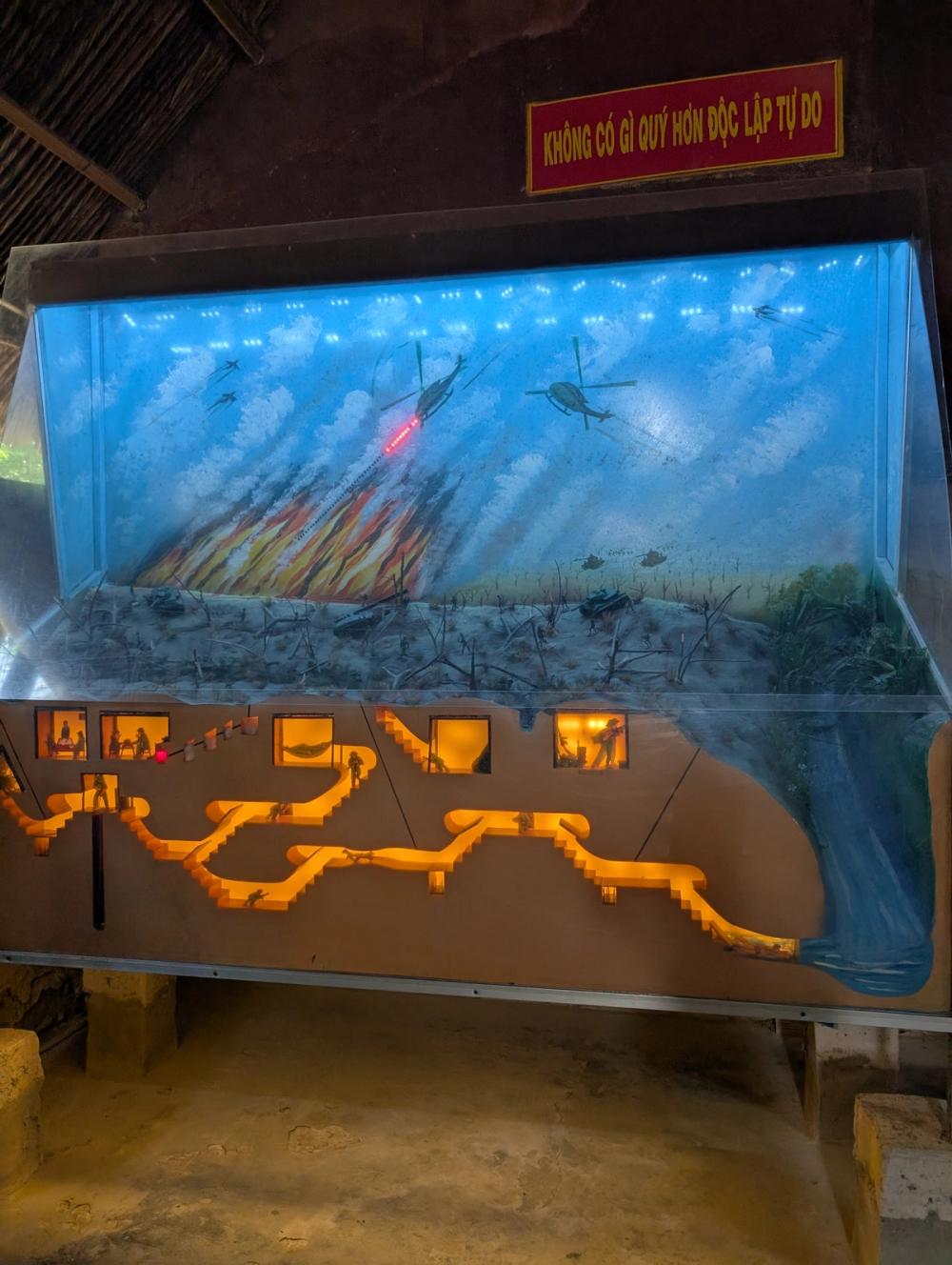 Bild, wie ein US-Angriff keine Auswirkung auf Tunnelsystem hatte