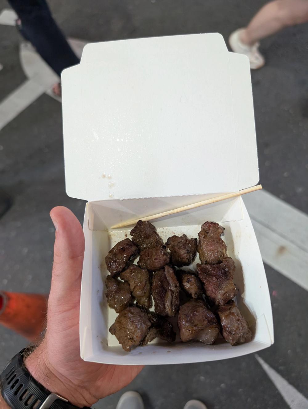 Cube sized Beef