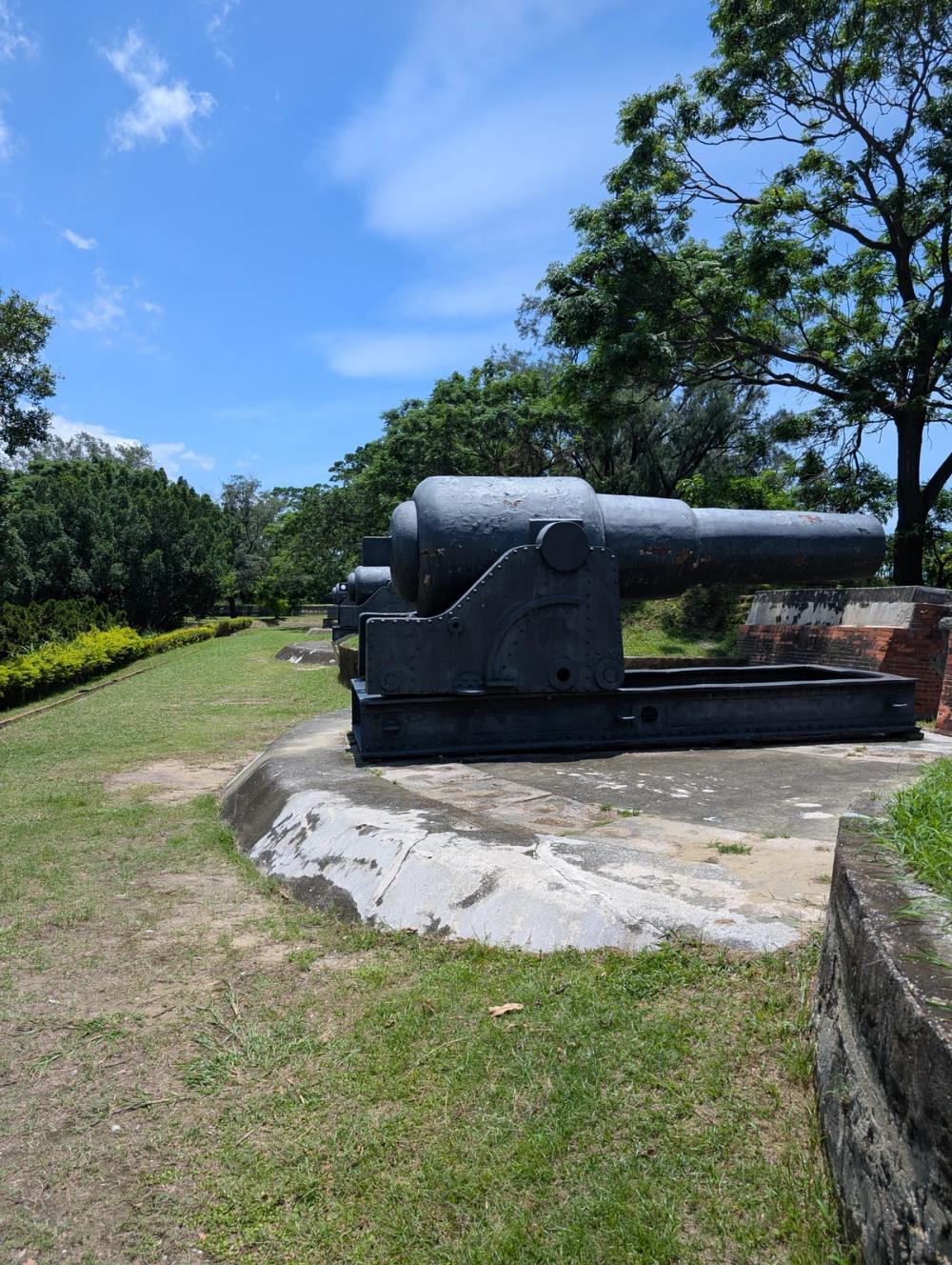 Kanonen des Forts