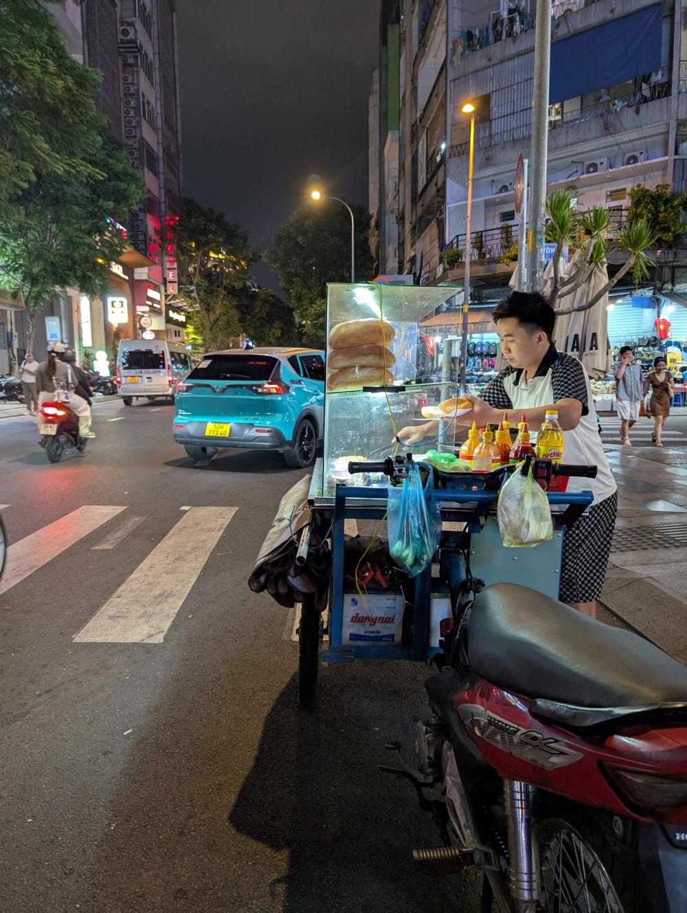 Bánh mì Straßenverkäufer