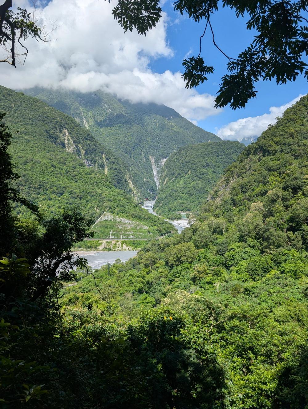 Taroko Schlucht vom Weg aus