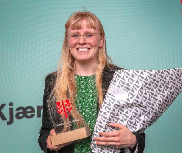 Lærke Kjær Fentz, sidste års vinder af Årets Nye Stemme. Foto: Bjarne Bergius Hermansen/DR