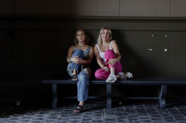 De to stiftere af Klimapsykologisk Ungdomsforening. Foto: Sigrid Nygaard