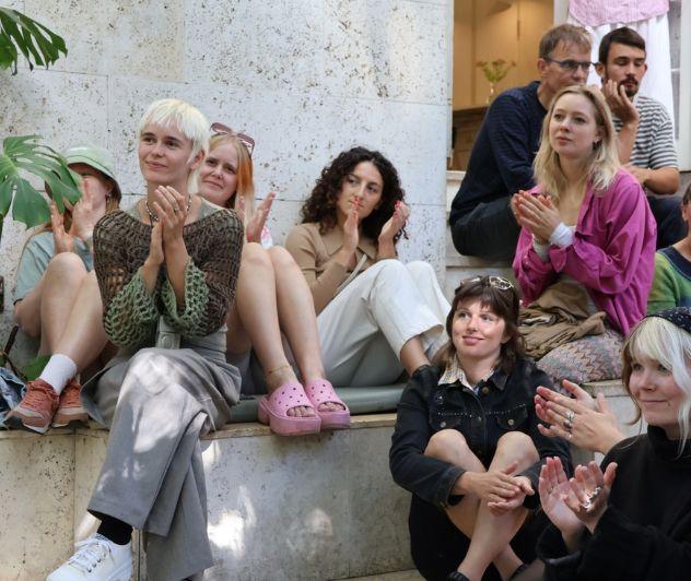 Billede fra lanceringsfesten af Ekkosystem i Villa Kultur