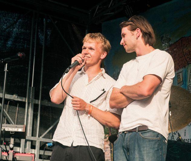 Ori Von-Tangen Boukris (th.) og Sebatian Hedeskov - begge stod bag Beats and Bloom.