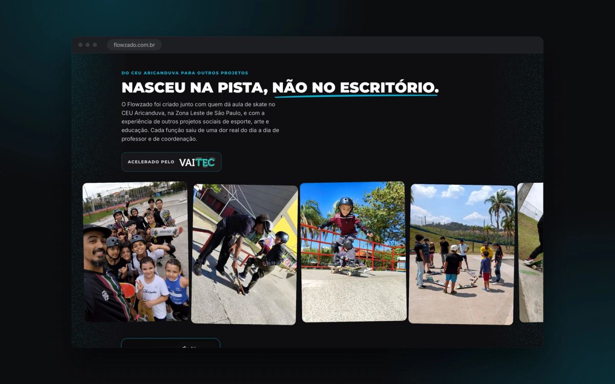 Nasceu na pista: a origem do Flowzado no CEU Aricanduva