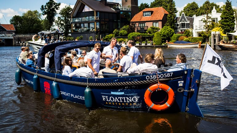 Sloep of boot huren in Amsterdam