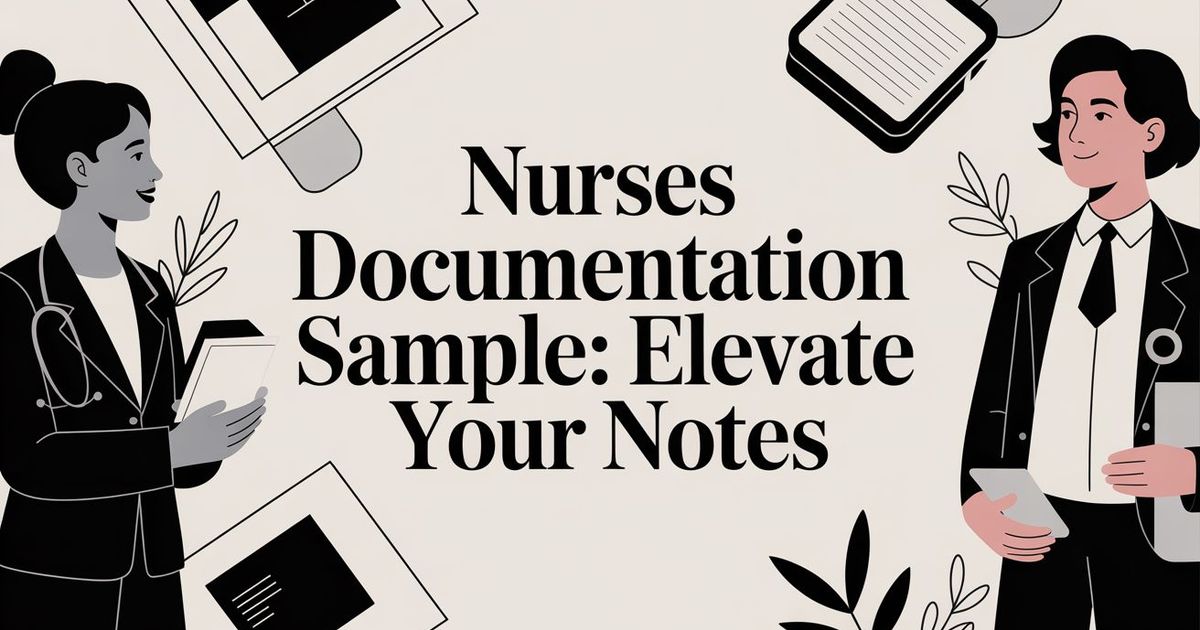 Nurses Documentation Sample: Elevate Your Notes | Patient Talker Blog