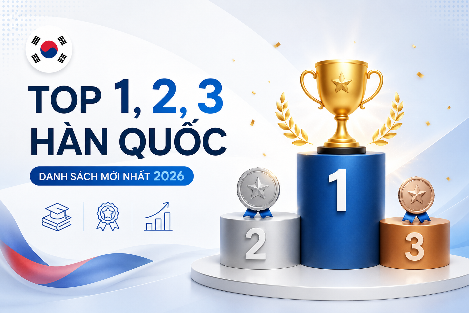 Trường TOP 1, 2, 3 Hàn Quốc là gì? Danh sách mới nhất 2026