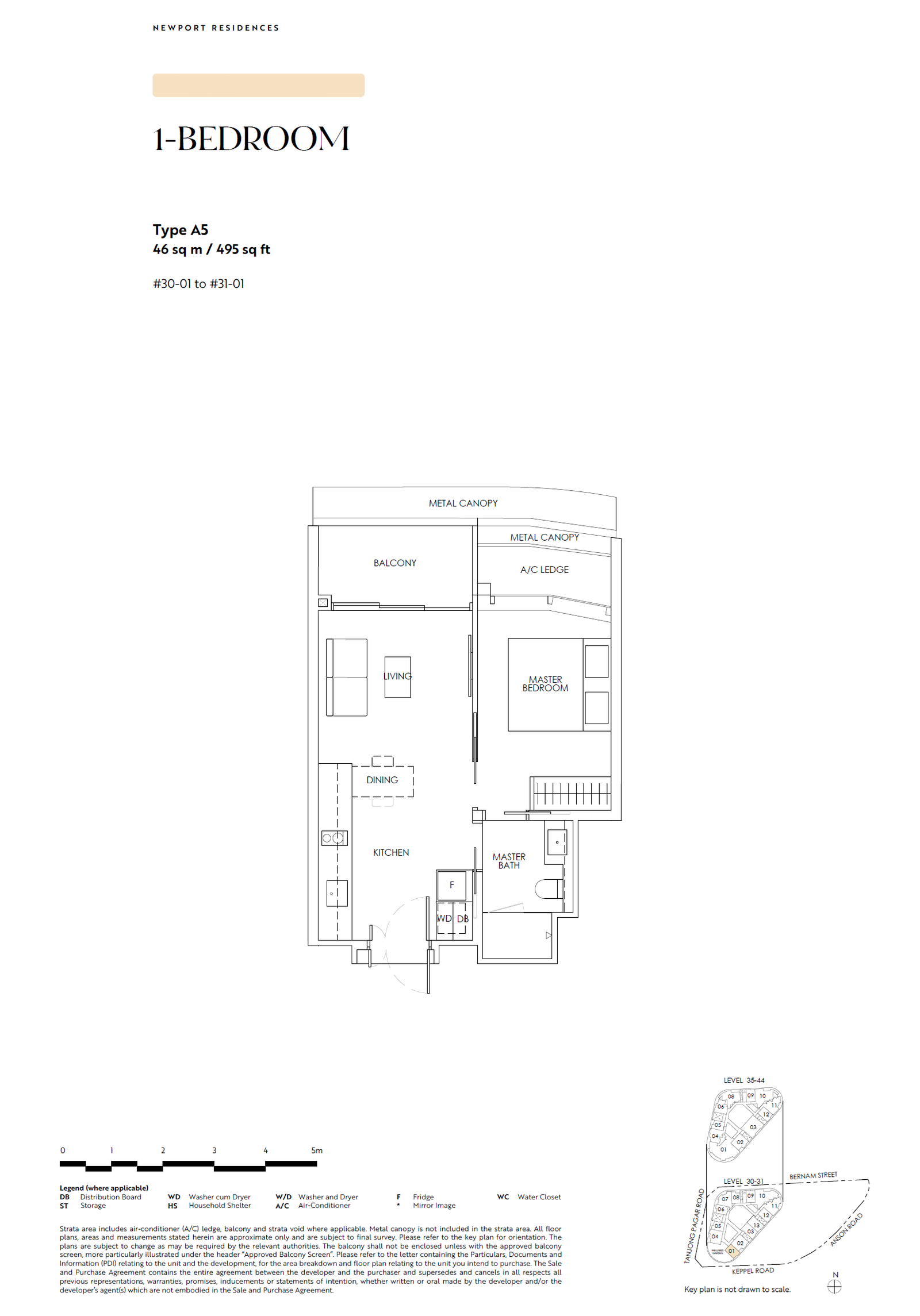 1 Bedroom — A5