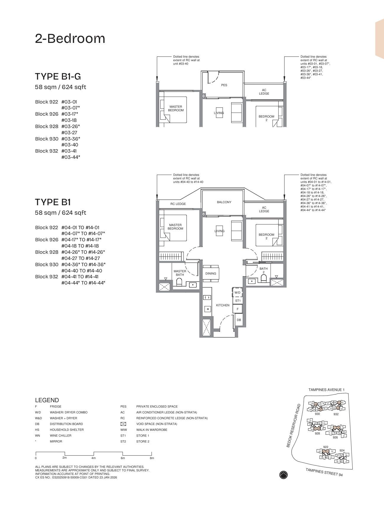 2 Bedroom — B1