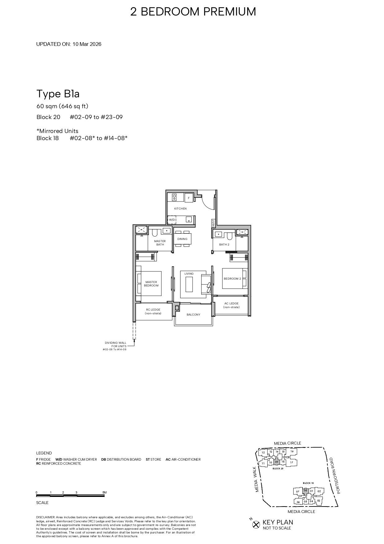 2 BEDROOM PREMIUM — B1a