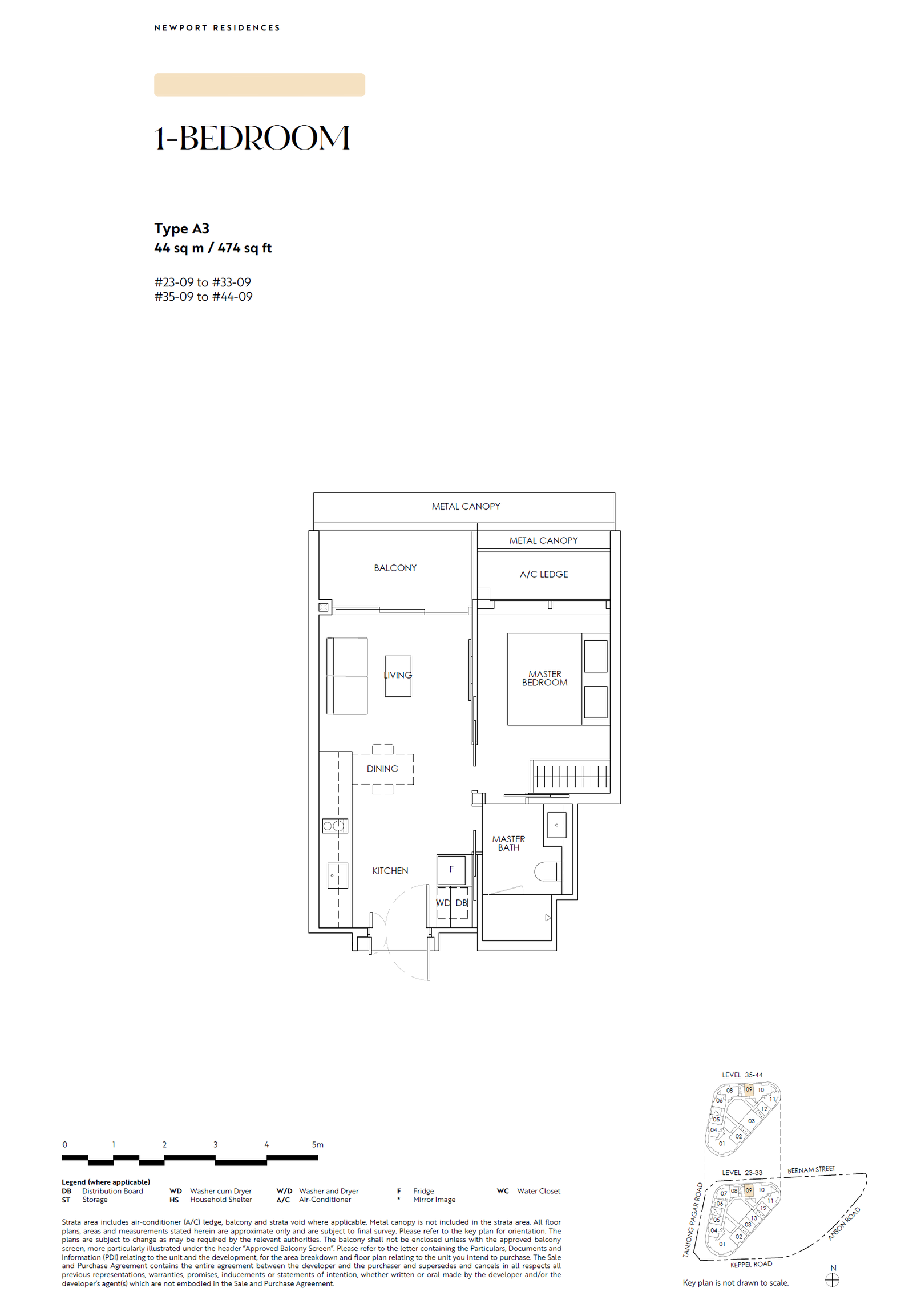 1 Bedroom — A3