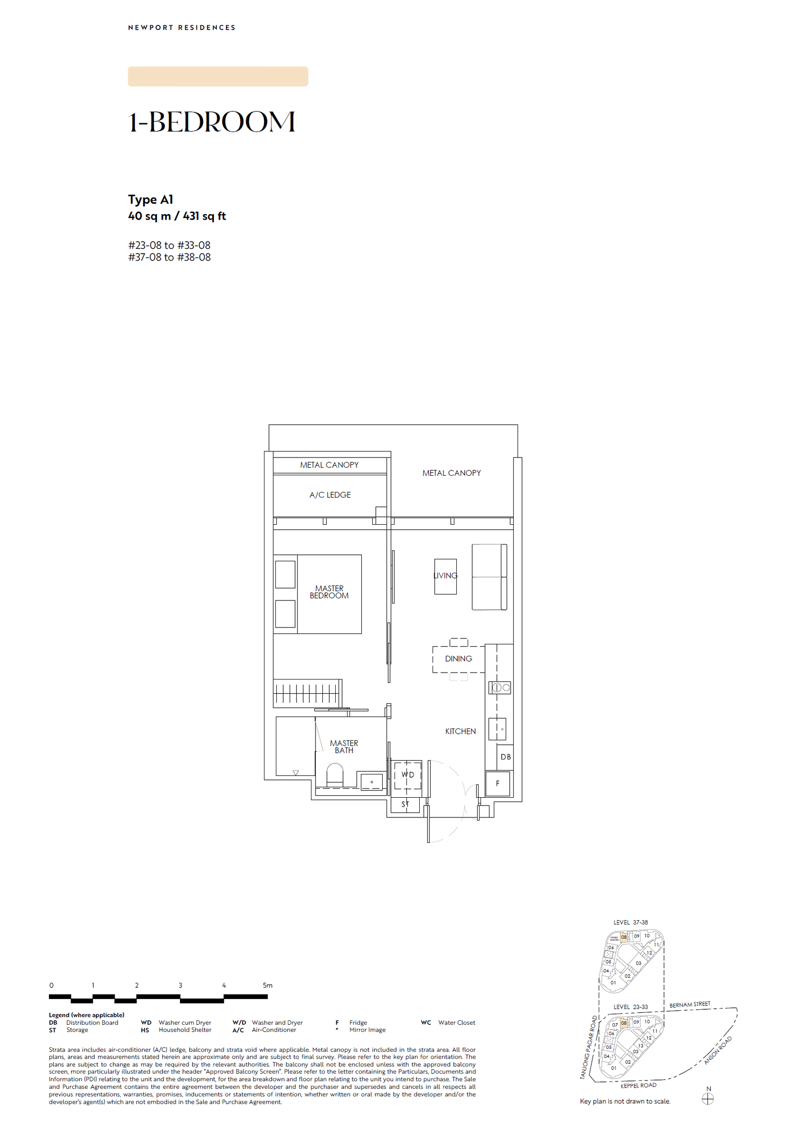 1 Bedroom — A1