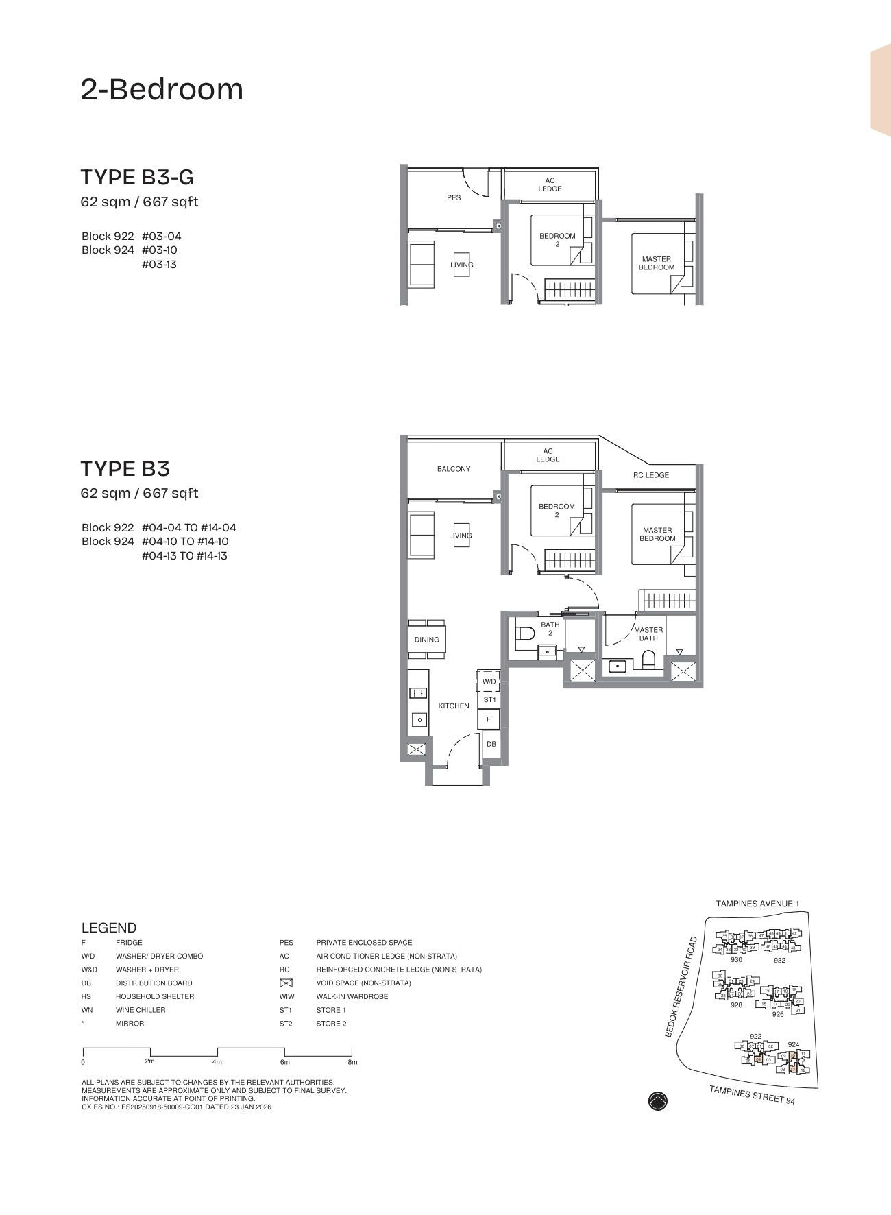 2 Bedroom — B3