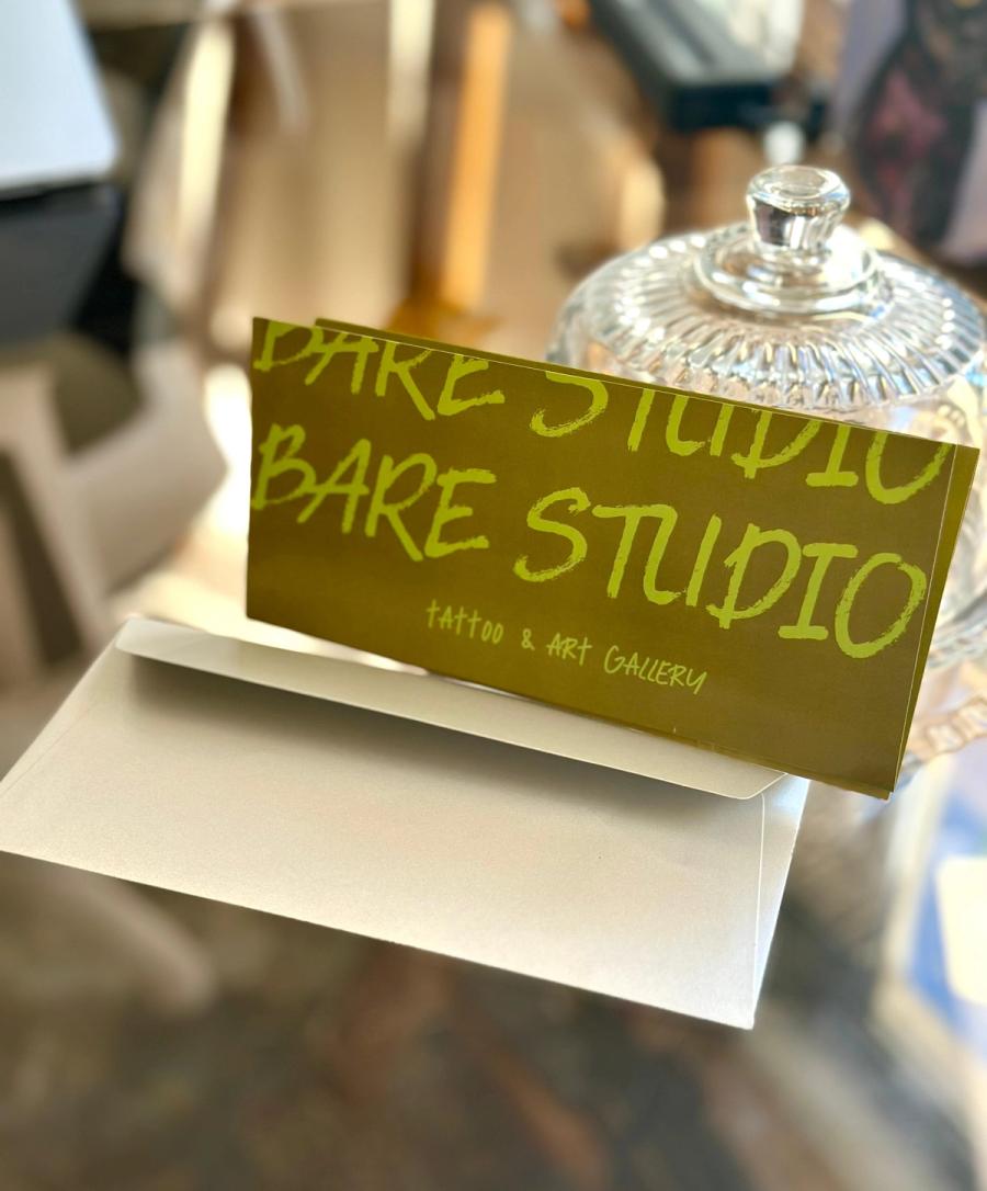 Bare Ania printed gift card