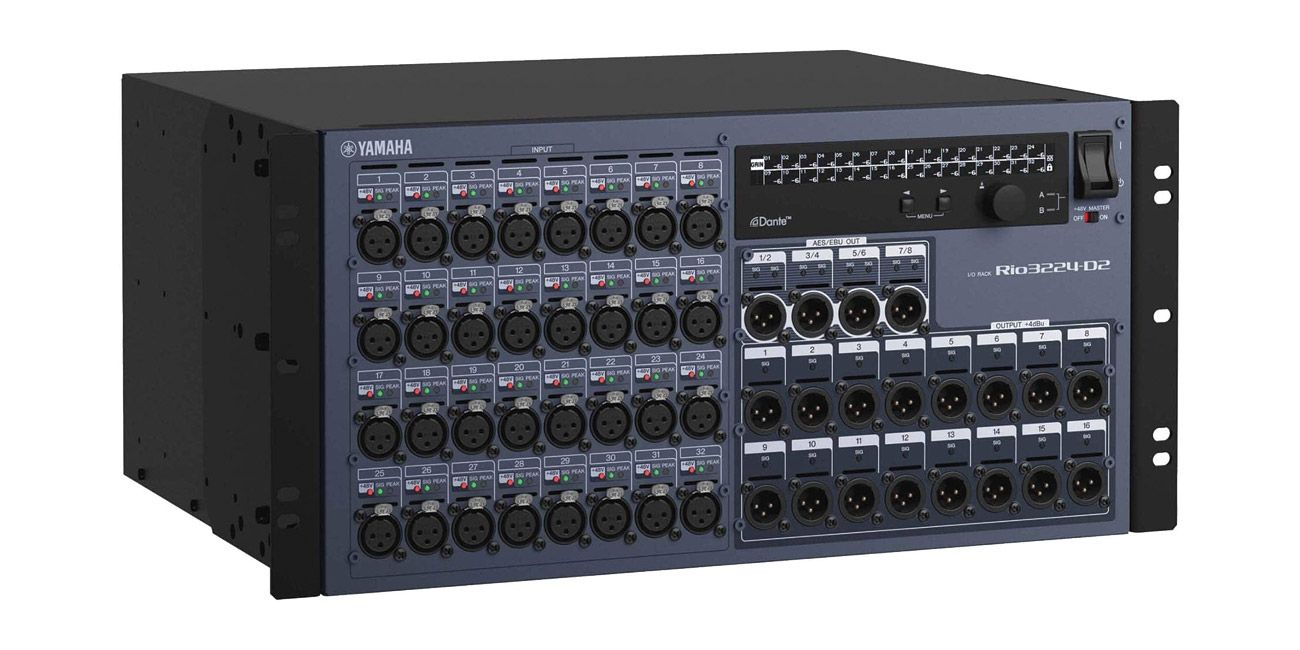 Yamaha Rio3224-D2 Stagebox for CL/QL/TF Console