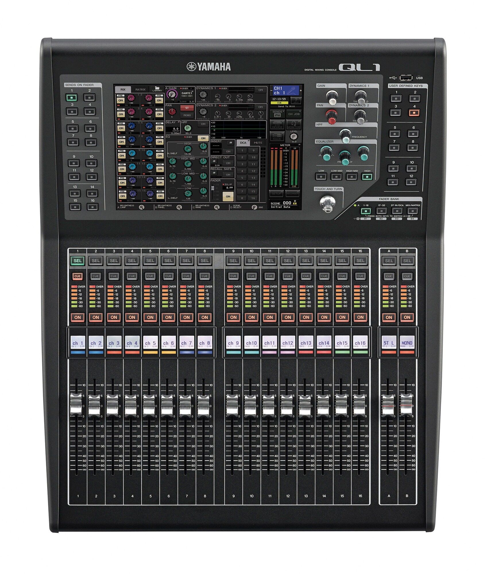  Yamaha QL1 Digital Mixer (16 Input / 8 Output)
