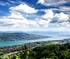 View of lake Zurich in Switzerland