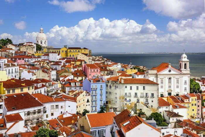 The Alfama district in Lisbon