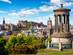View over Edinburgh city from Calton Hill in Scotland