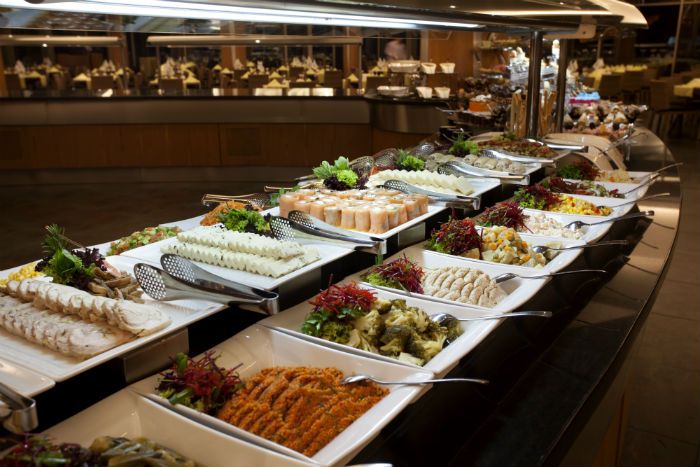 Buffet In Restaurant