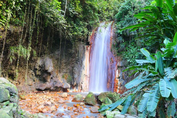 Waterfall in St Lucia